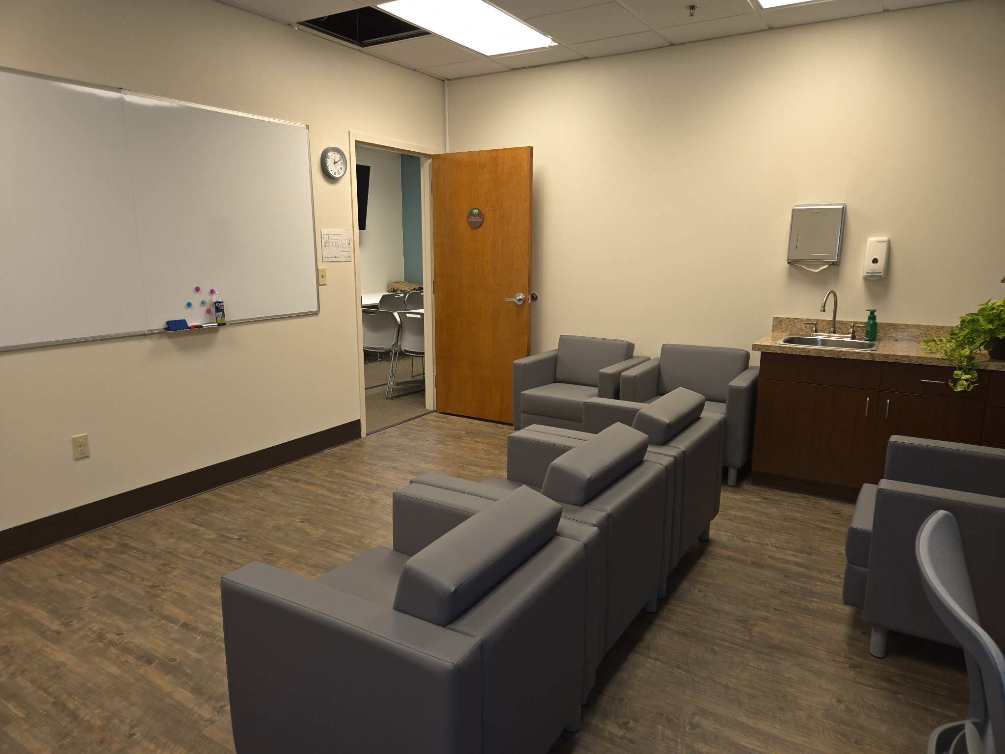 Group therapy room at Embrace U Collierville